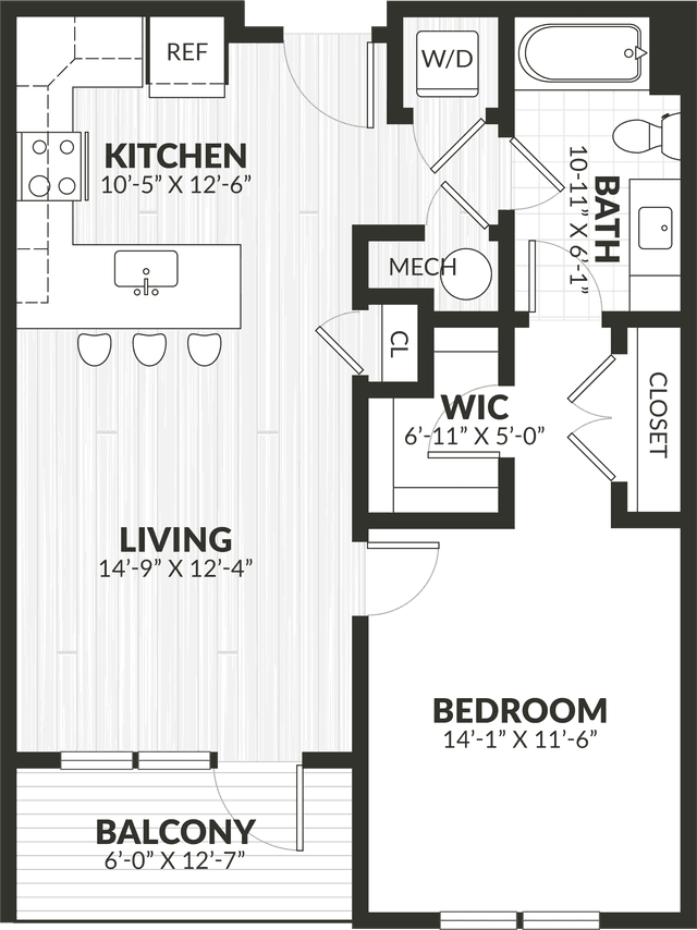 1 Bed/1 Bath-a2.1